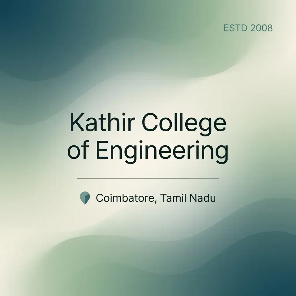 Kathir College of Engineering engineering college in Tamil Nadu information card
