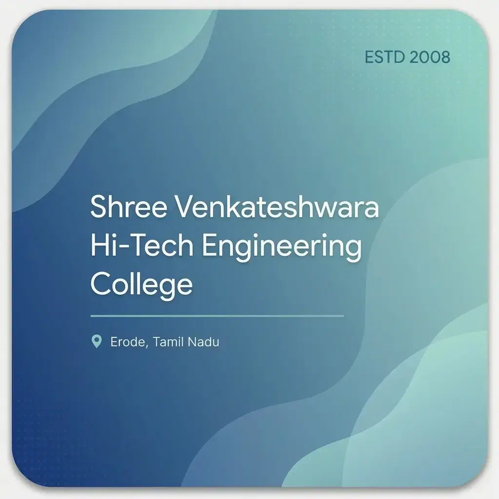 Shree Venkateshwara Hi-Tech Engineering College engineering college in Tamil Nadu information card