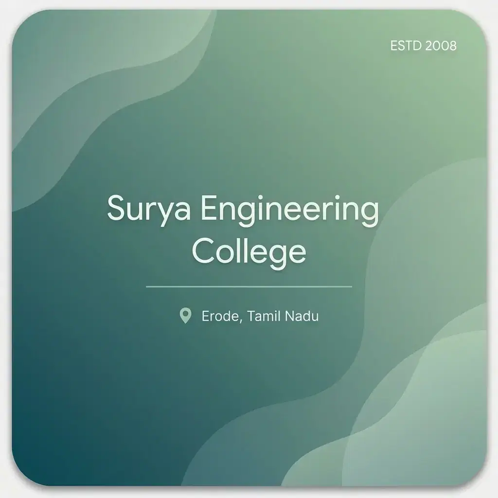 Surya Engineering College engineering college in Tamil Nadu information card