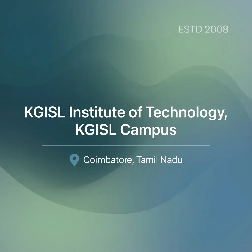 KGISL Institute of Technology, KGISL Campus engineering college in Tamil Nadu information card