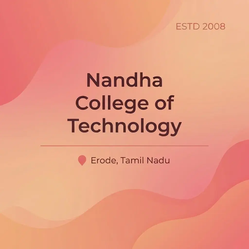 Nandha College of Technology engineering college in Tamil Nadu information card