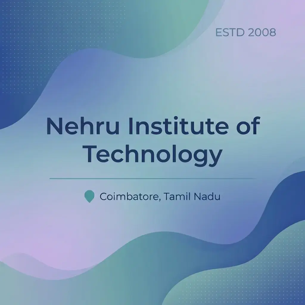 Nehru Institute of Technology engineering college in Tamil Nadu information card