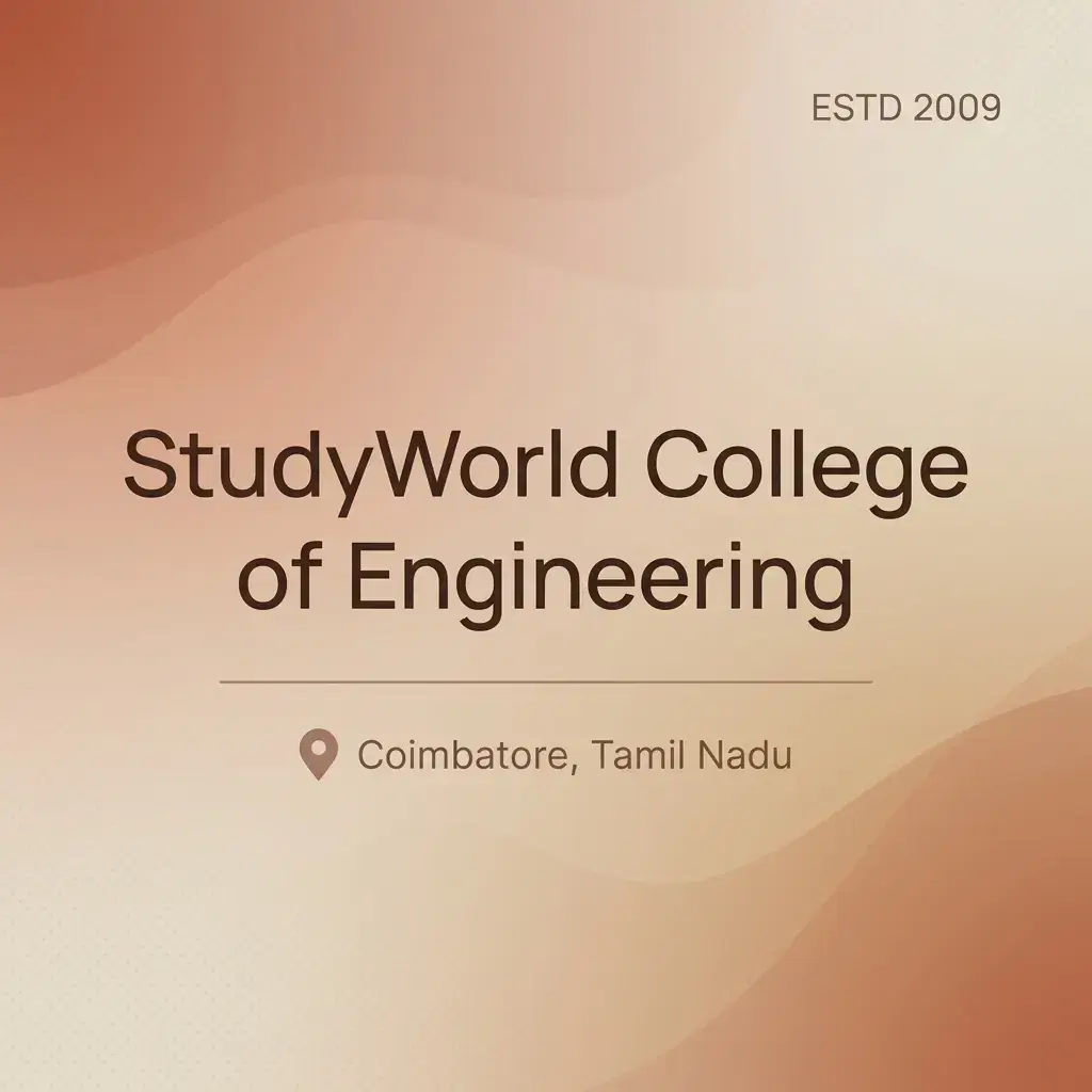 StudyWorld College of Engineering engineering college in Tamil Nadu information card
