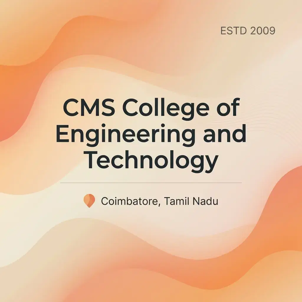 CMS College of Engineering and Technology engineering college in Tamil Nadu information card
