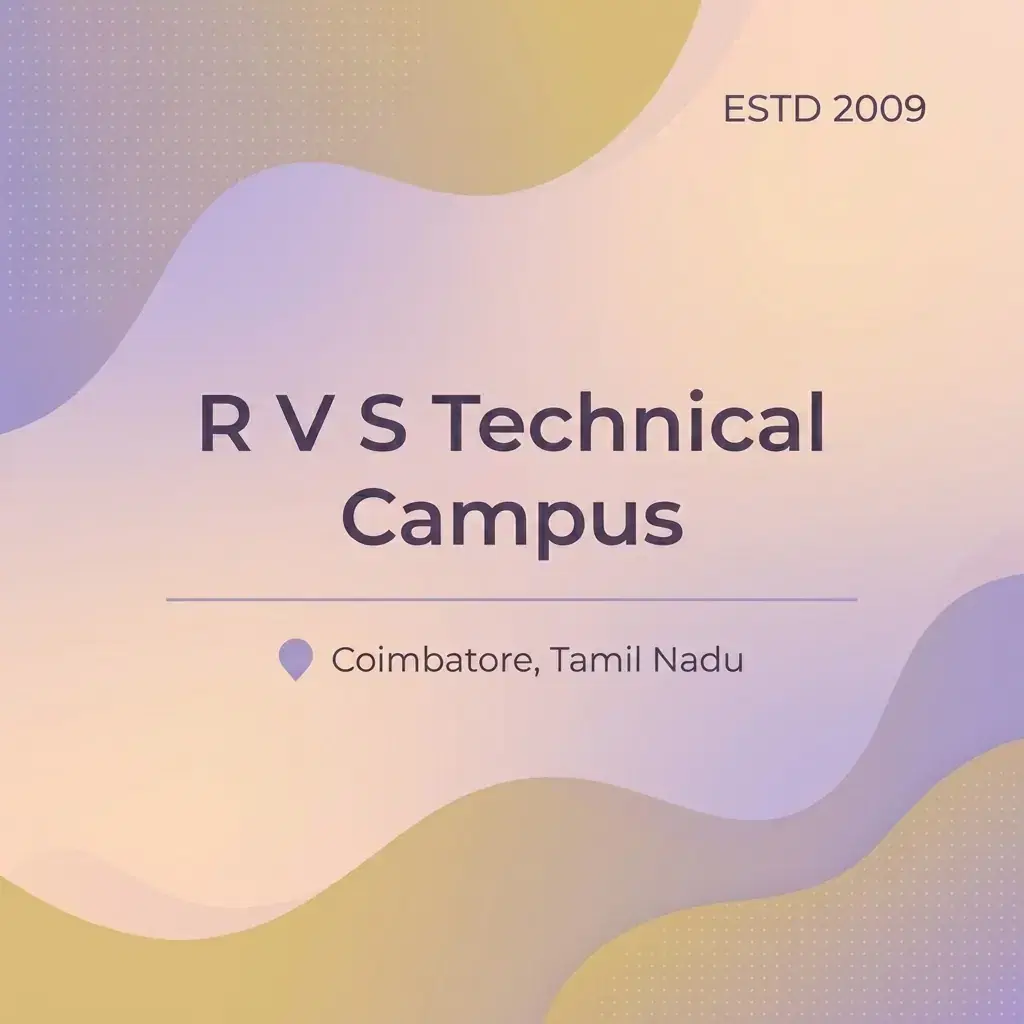 R V S Technical Campus engineering college in Tamil Nadu information card