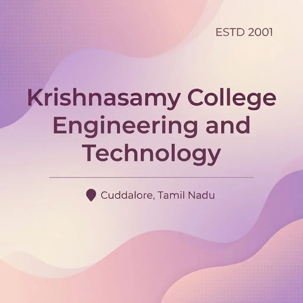 Krishnasamy College of Engineering and Technology engineering college in Tamil Nadu information card