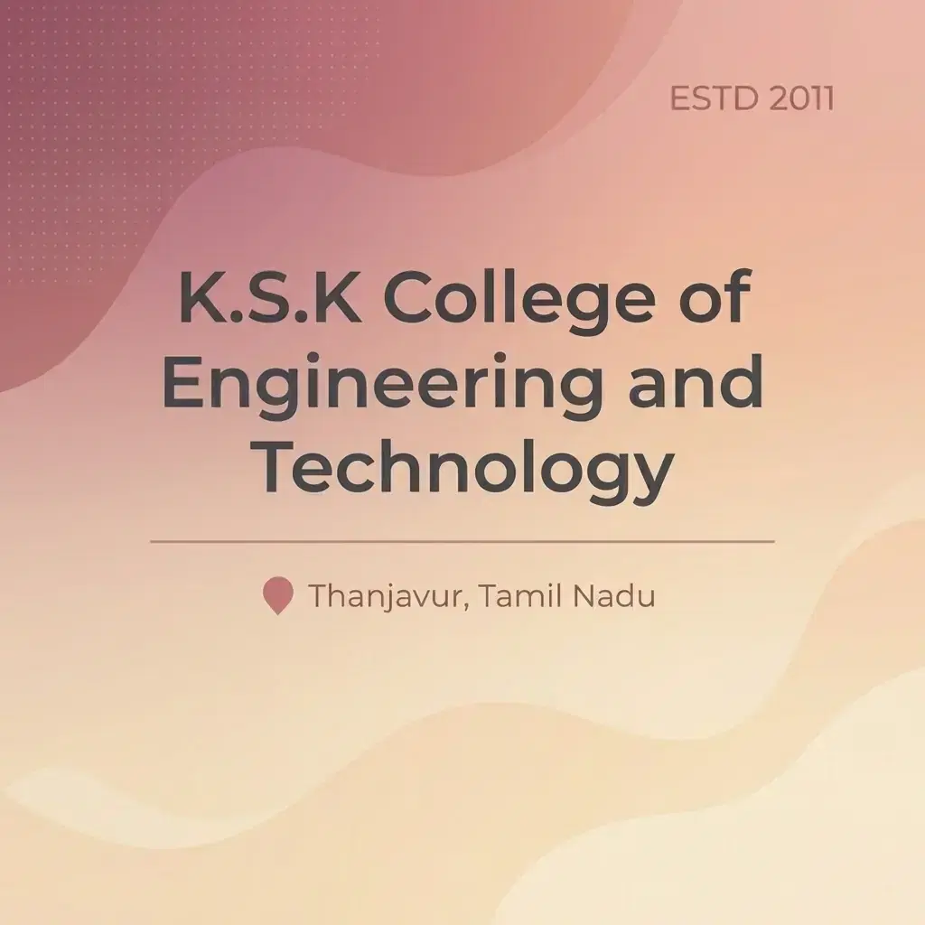 K.S.K College of Engineering and Technology engineering college in Tamil Nadu information card