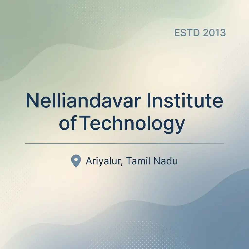 Nelliandavar Institute of Technology engineering college in Tamil Nadu information card