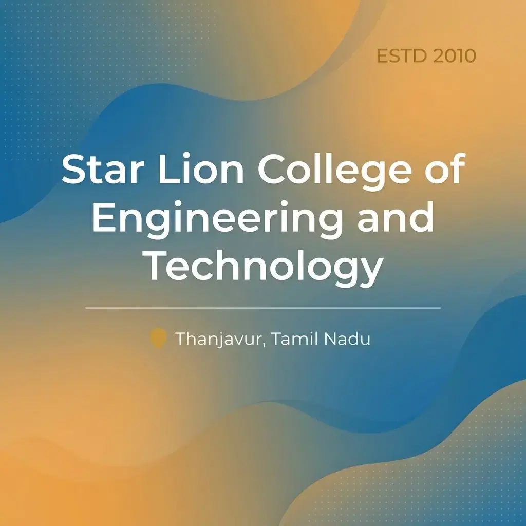 Star Lion College of Engineering and Technology engineering college in Tamil Nadu information card