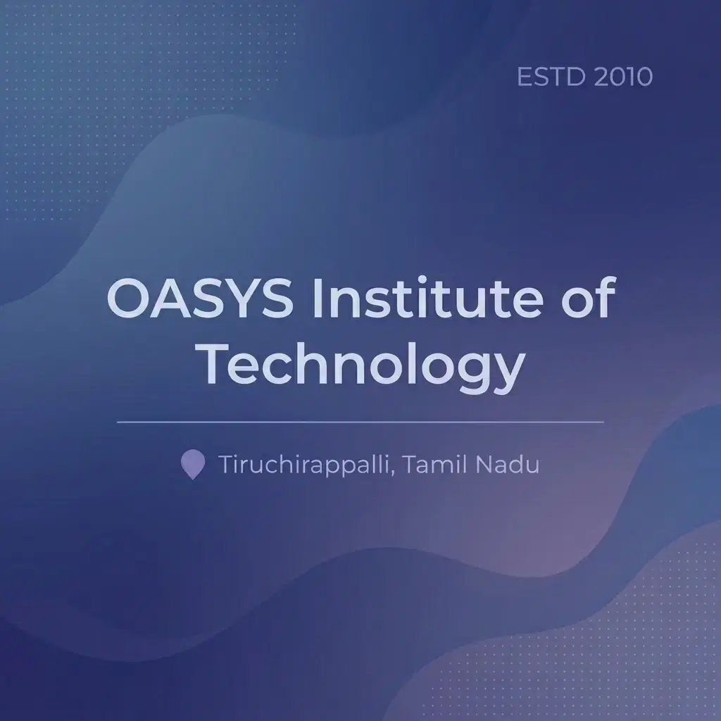 OASYS Institute of Technology engineering college in Tamil Nadu information card