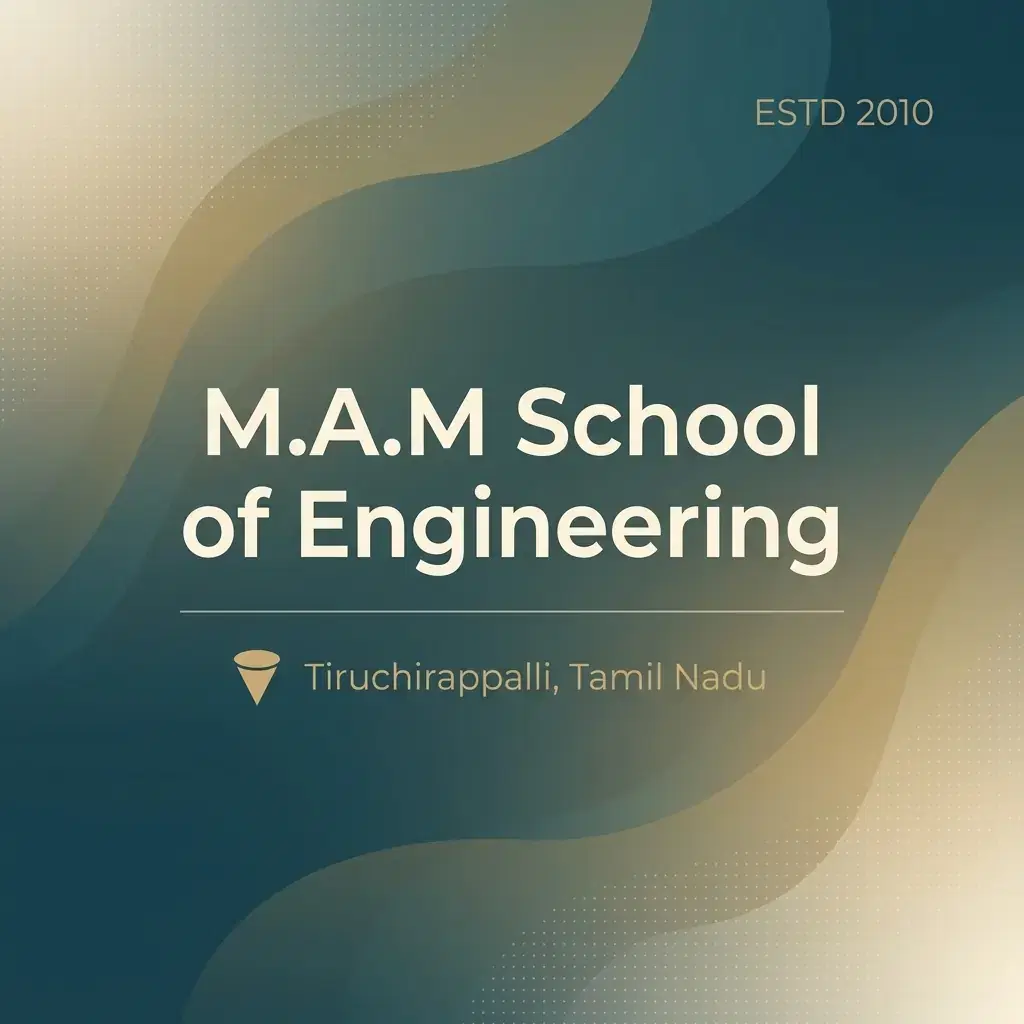 M.A.M School of Engineering engineering college in Tamil Nadu information card