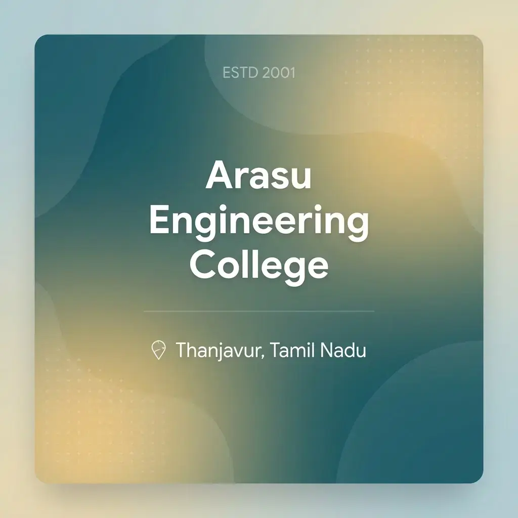 Arasu Engineering College engineering college in Tamil Nadu information card