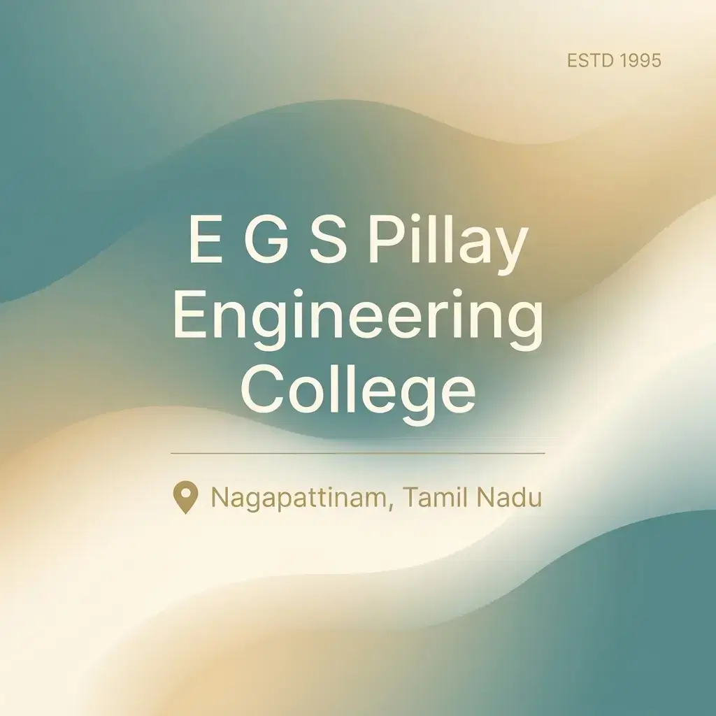 E G S Pillay Engineering College engineering college in Tamil Nadu information card