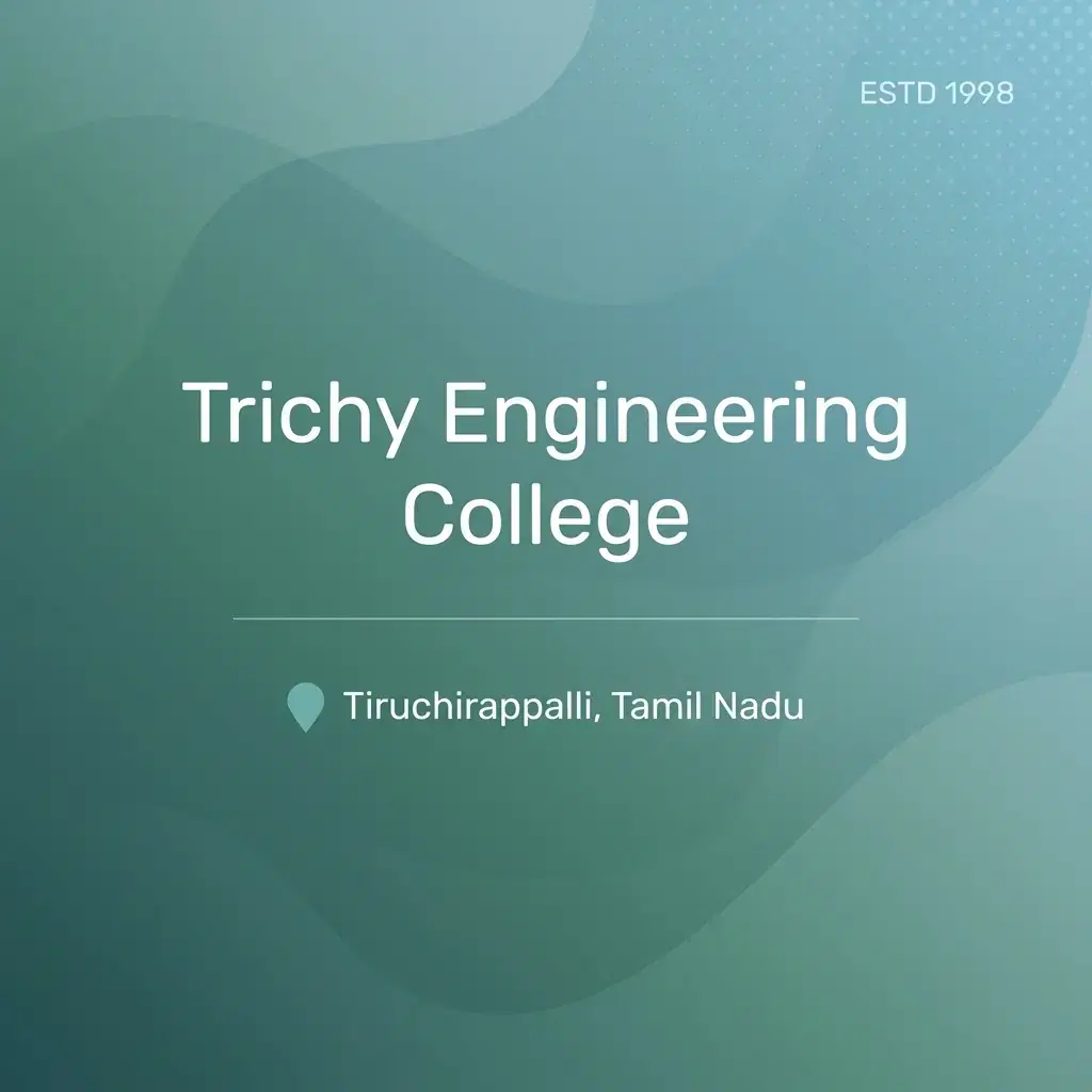 Trichy Engineering College engineering college in Tamil Nadu information card