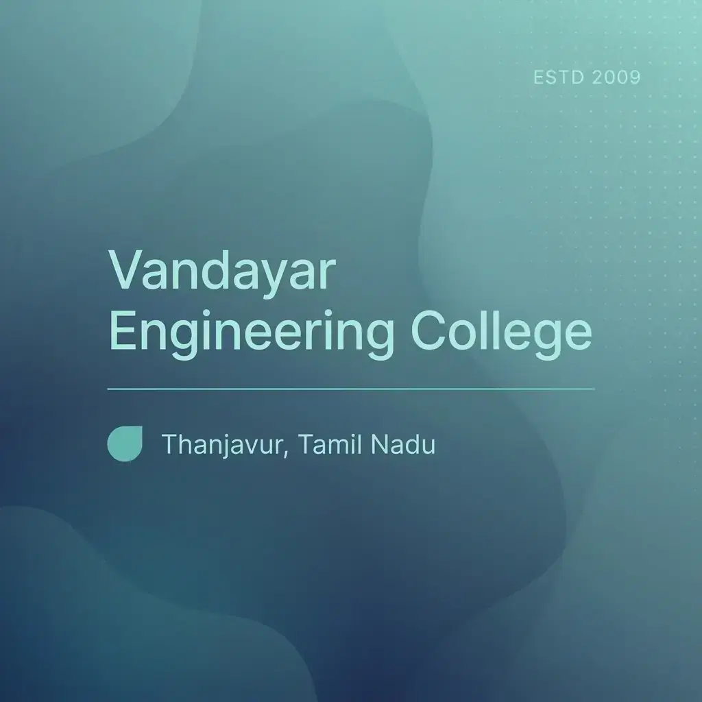 Vandayar Engineering College engineering college in Tamil Nadu information card