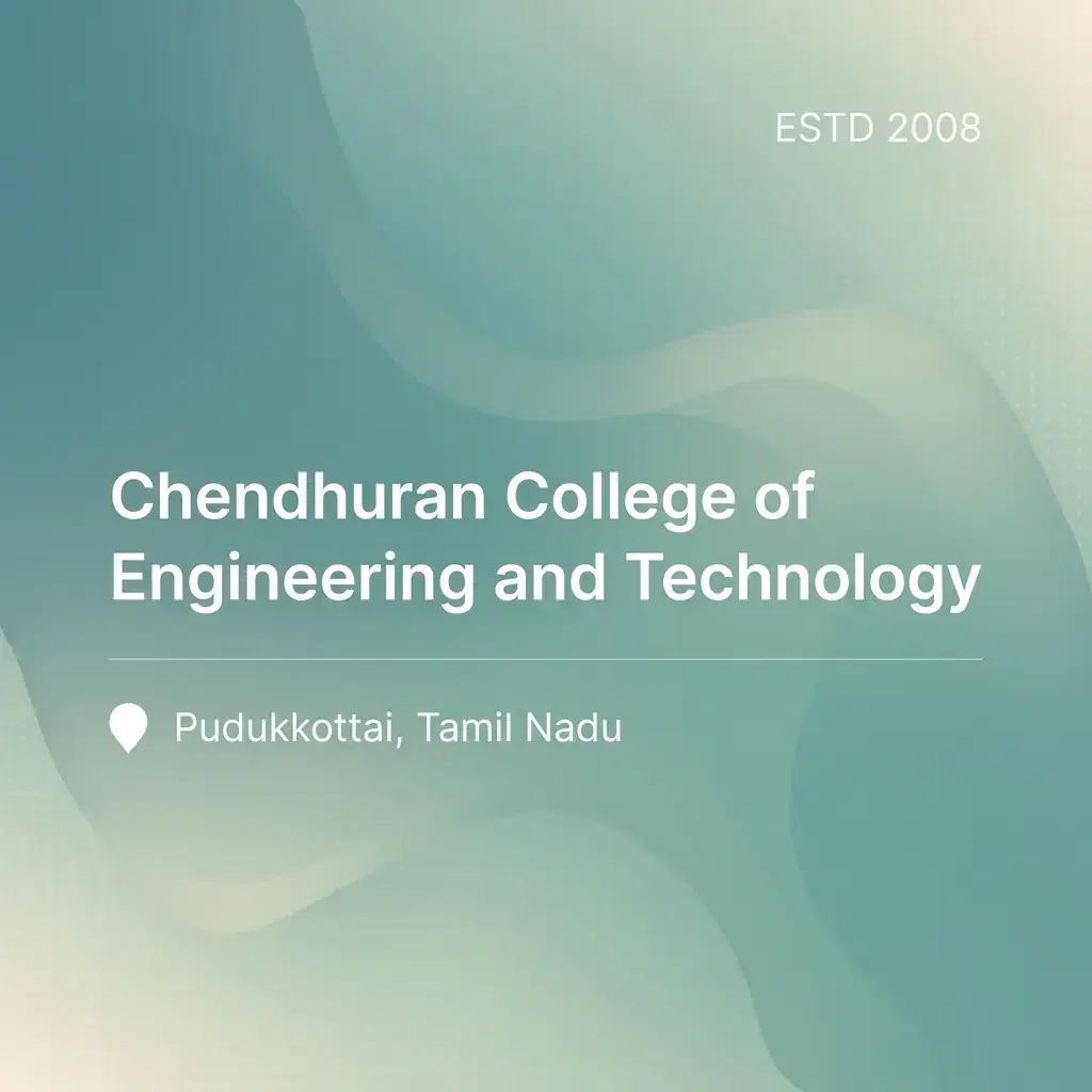 Chendhuran College of Engineering and Technology engineering college in Tamil Nadu information card