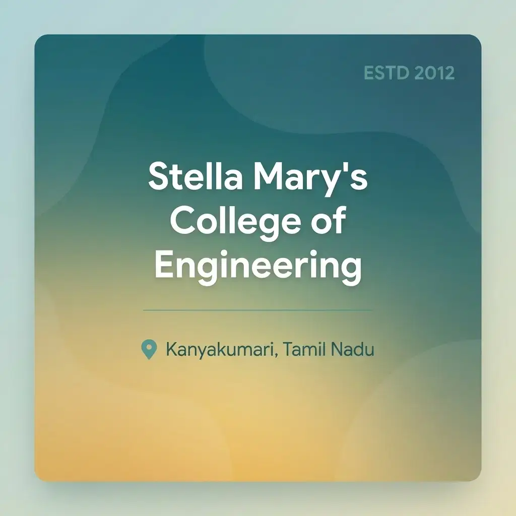 Stella Mary's College of Engineering engineering college in Tamil Nadu information card