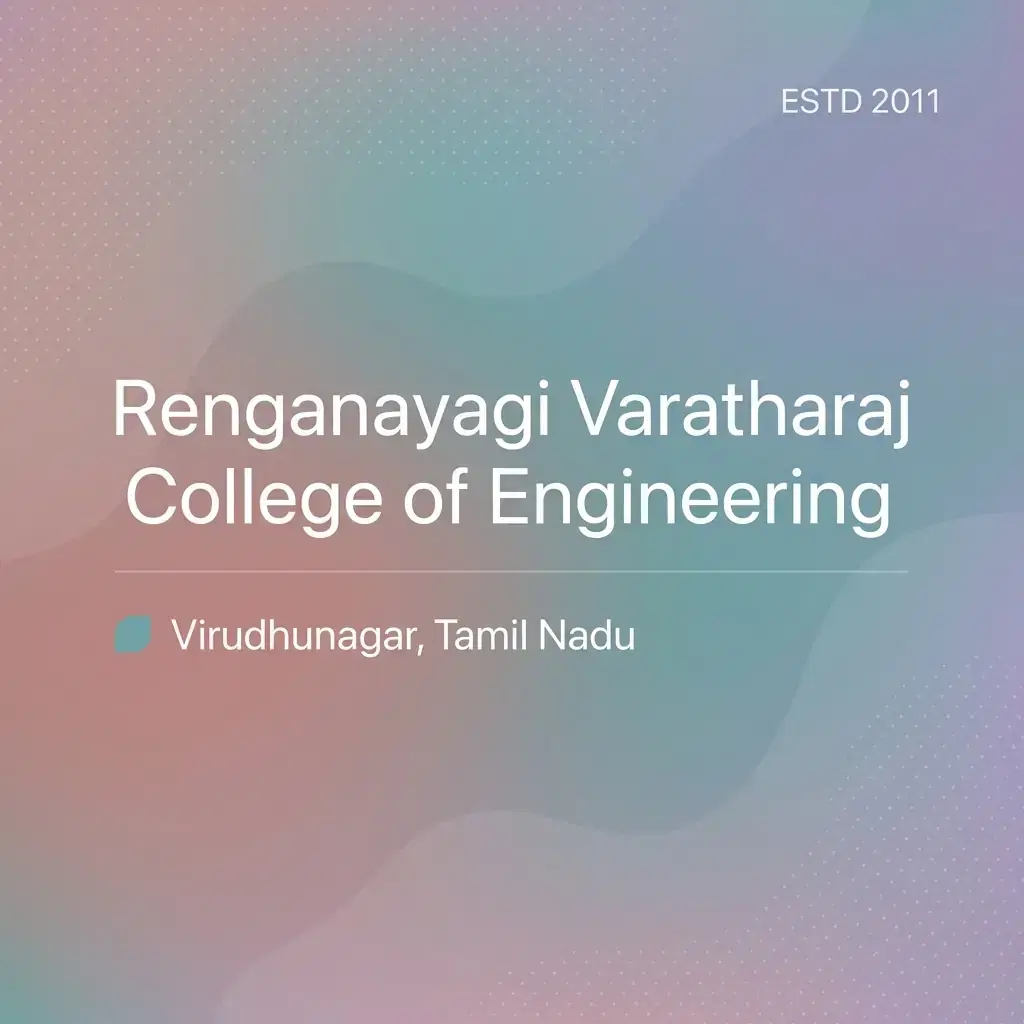 Renganayagi Varatharaj College of Engineering engineering college in Tamil Nadu information card
