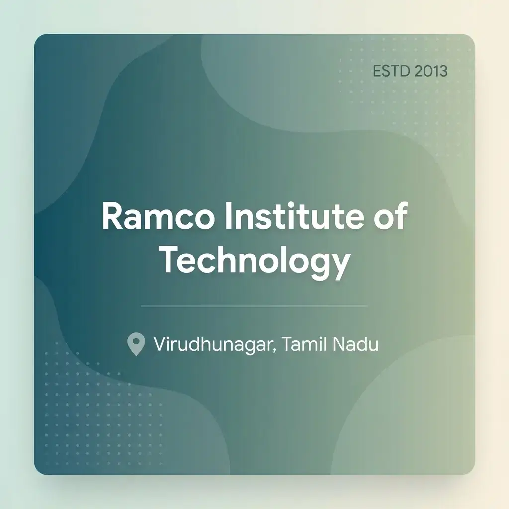 Ramco Institute of Technology engineering college in Tamil Nadu information card