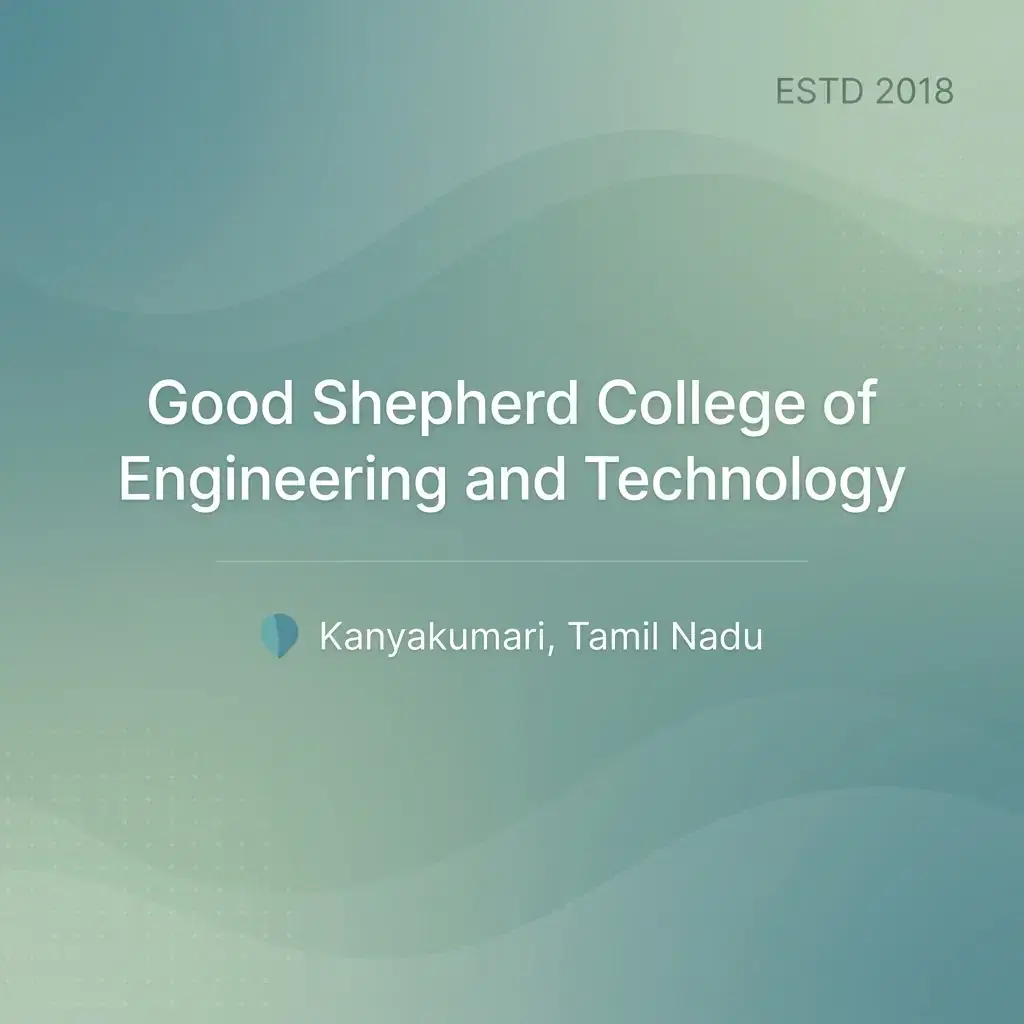 Good Shepherd College of Engineering and Technology engineering college in Tamil Nadu information card