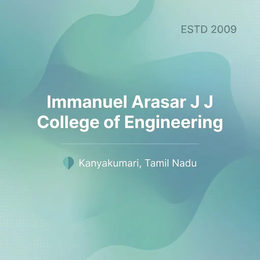 Immanuel Arasar J J College of Engineering engineering college in Tamil Nadu information card