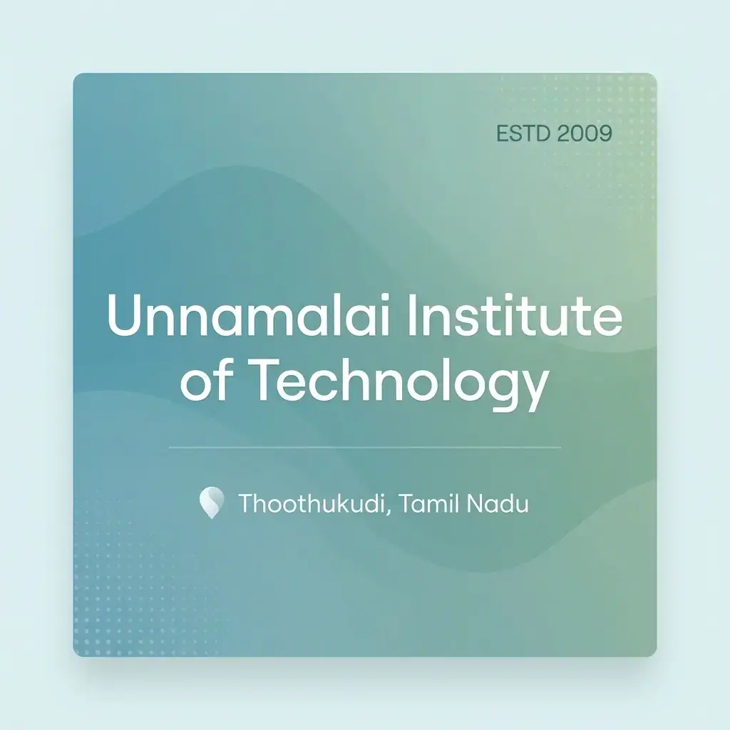 Unnamalai Institute of Technology engineering college in Tamil Nadu information card