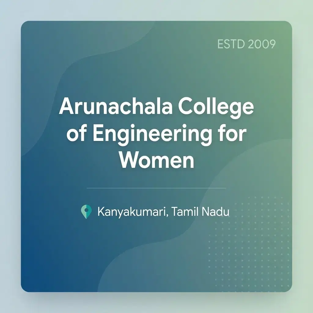 Arunachala College of Engineering for Women engineering college in Tamil Nadu information card