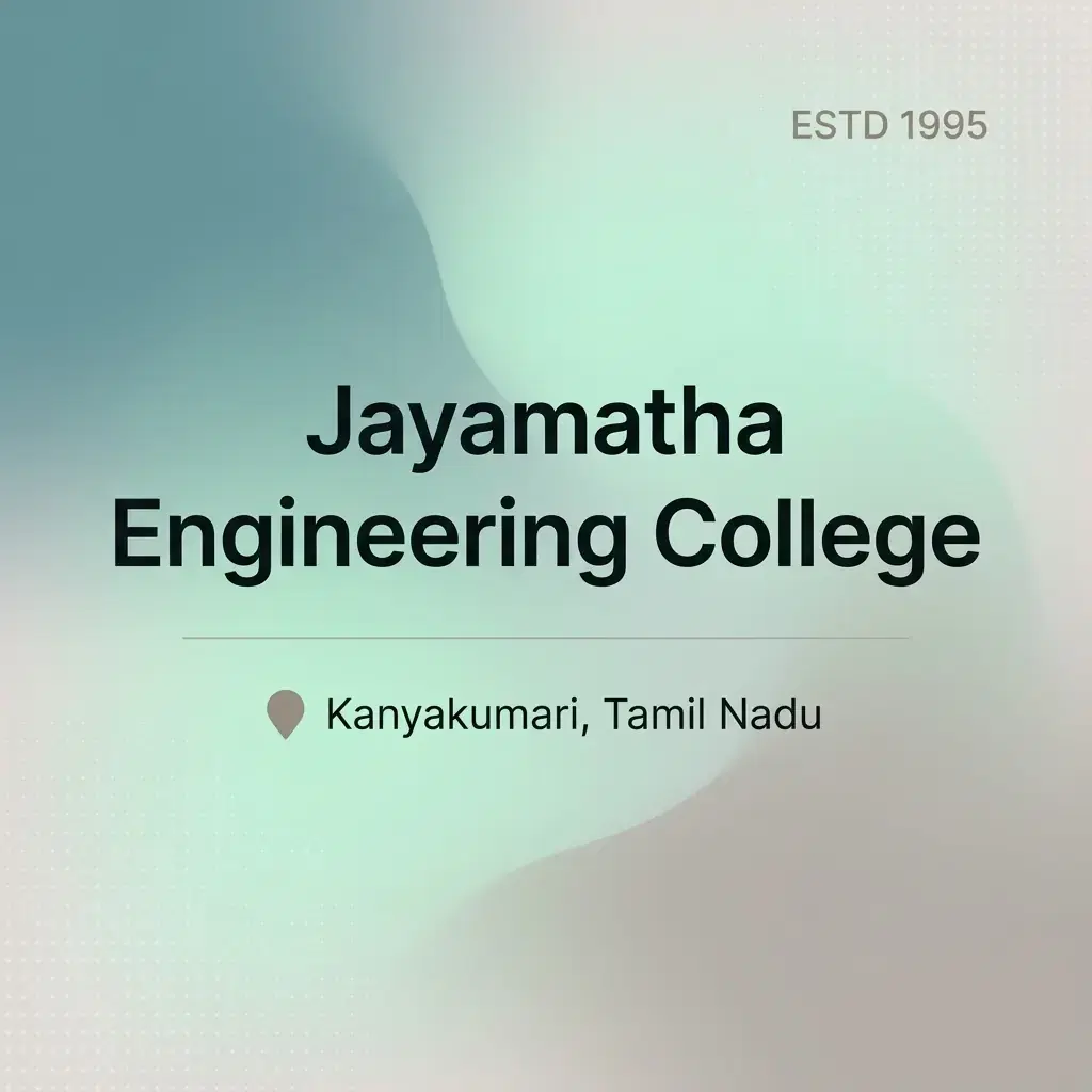 Jayamatha Engineering College engineering college in Tamil Nadu information card