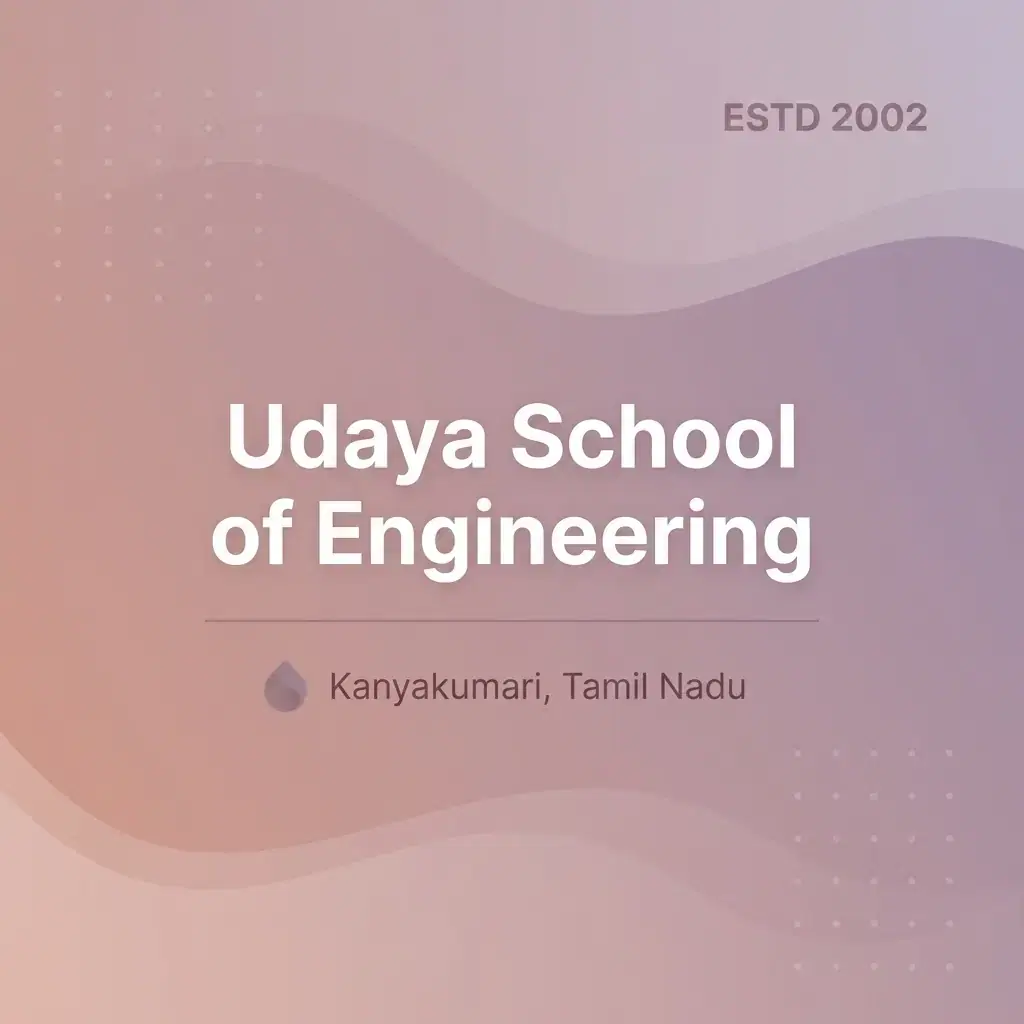 Udaya School of Engineering engineering college in Tamil Nadu information card