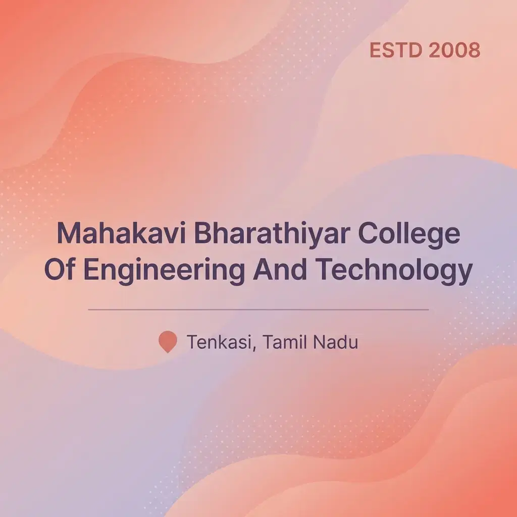 Mahakavi Bharathiyar College Of Engineering And Technology engineering college in Tamil Nadu information card
