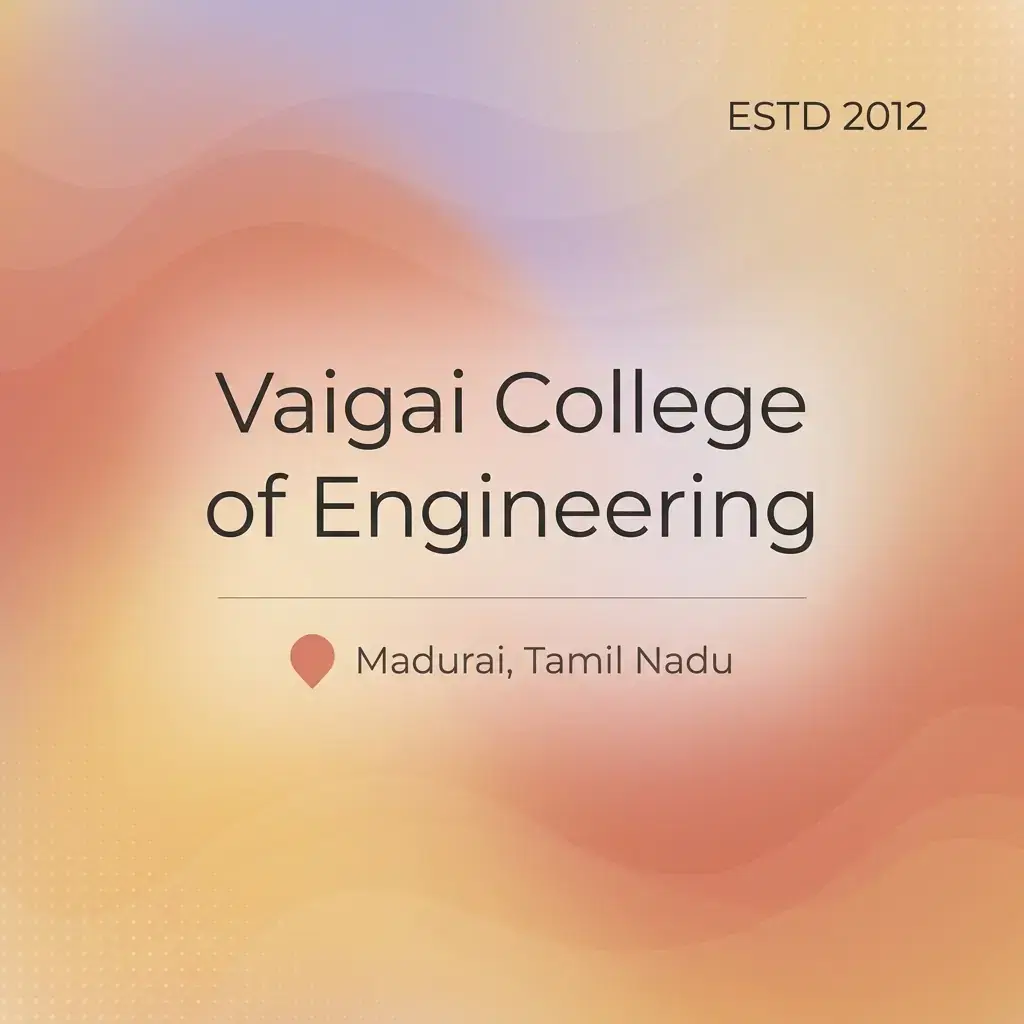 Vaigai College of Engineering engineering college in Tamil Nadu information card