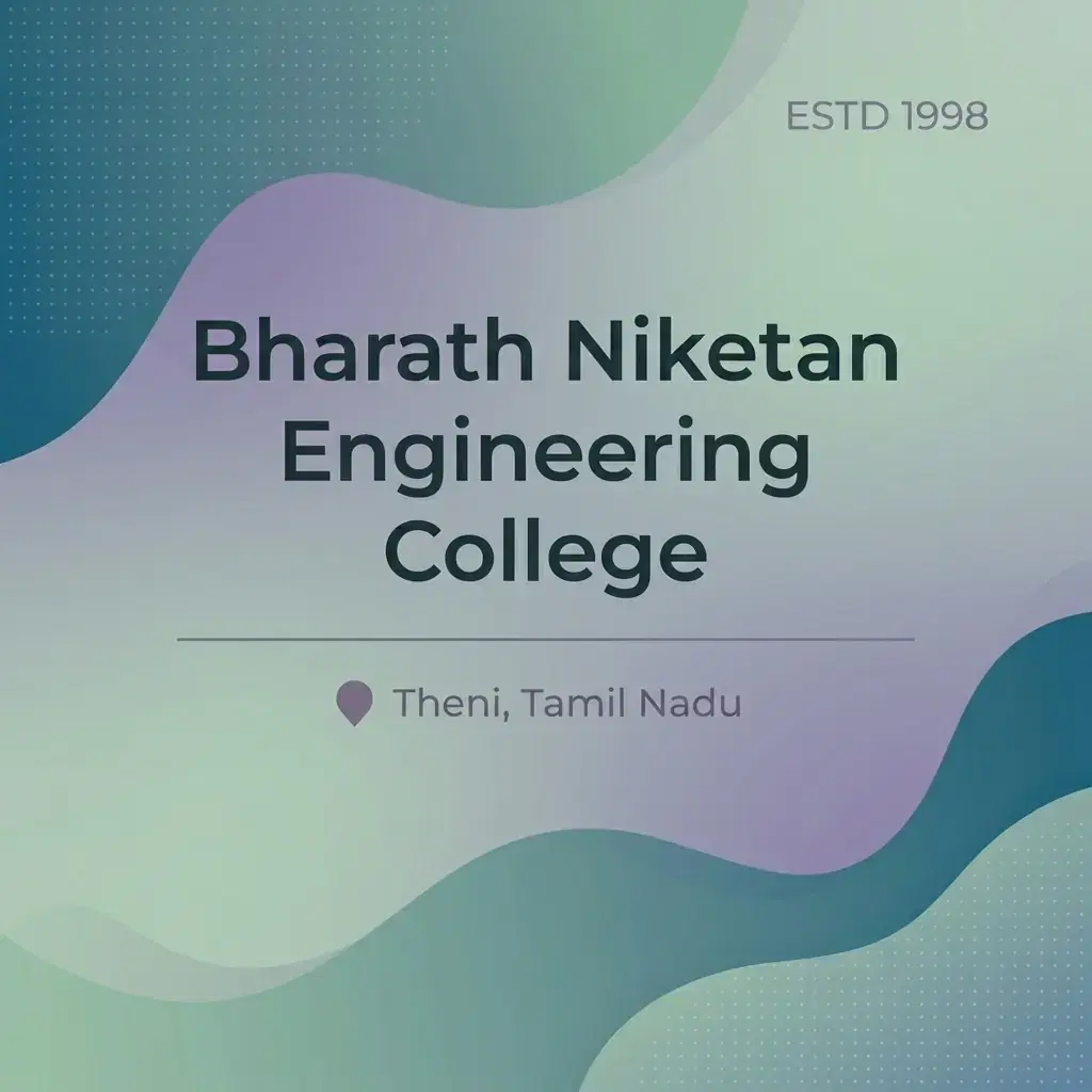 Bharath Niketan Engineering College engineering college in Tamil Nadu information card