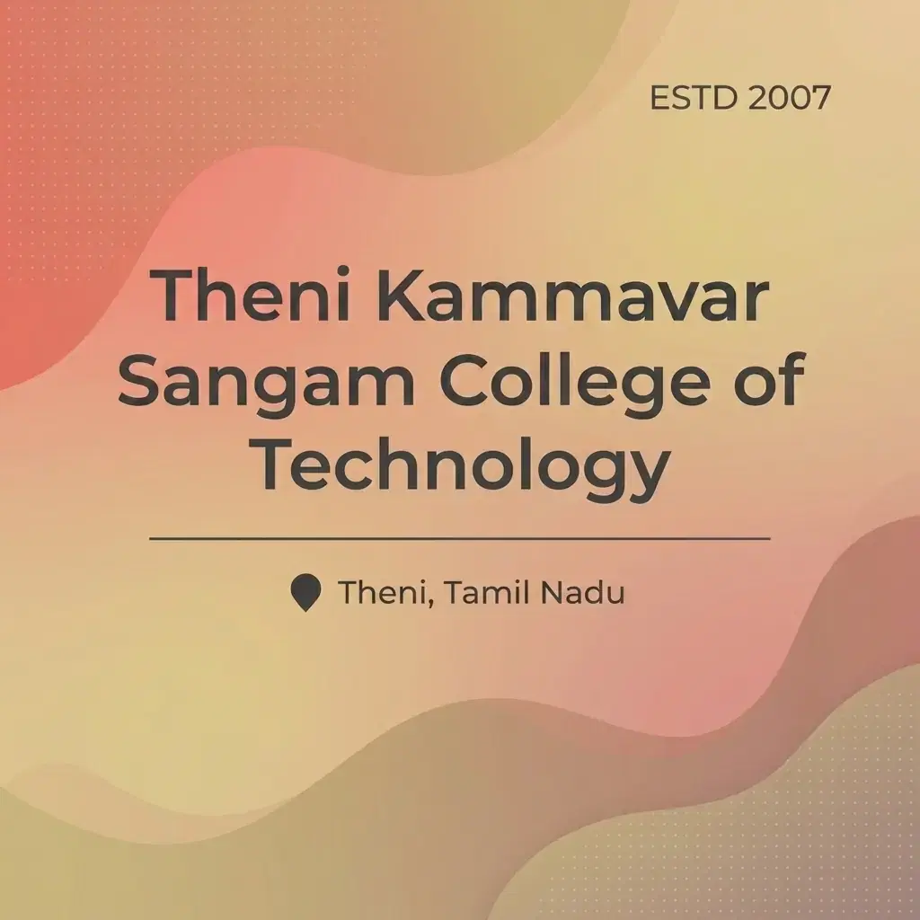 Theni Kammavar Sangam College of Technology engineering college in Tamil Nadu information card